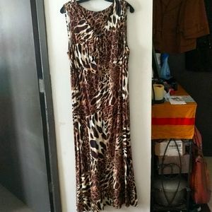Woman's White Stag maxi dress